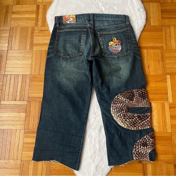 MISPLACED COWBOY embroidered denim - Picture 2 of 11